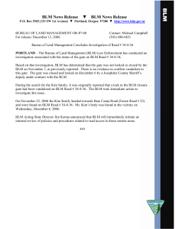 Gate Closure Investigation Concludes