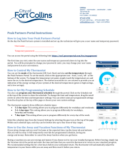 Customer Portal Instructions