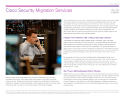 Security Migration Services