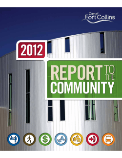 2013 Report to the Community