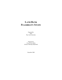 land bank feasibility doc