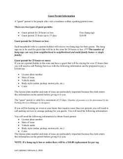 Guest Permit Information
