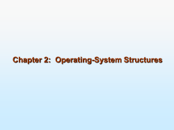 Operating Systems Structures
