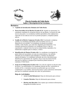 ndice y Descripcion de las Lecciones