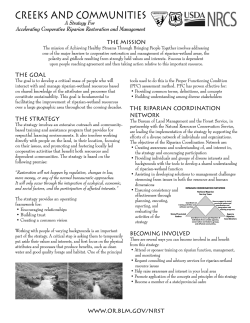 Creeks & Communities