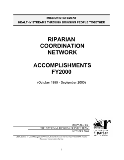 2000 Accomplishment Report