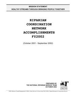 2002 Accomplishment Report