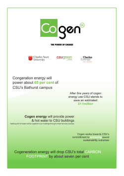 Cogeneration