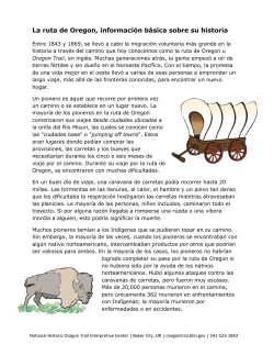 Basic Facts About the Oregon Trail: Espa ol