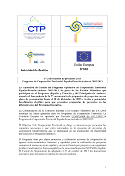 podeu trobar aqu la darrera convocat ria 2007-2013