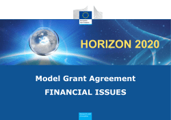 Jornada de Comunicaci n de la Comisi n Europea sobre Aspectos Legales y Financieros de H2020 (Madrid, 25/03/2015) - Presentaciones
