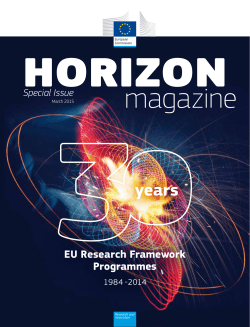 30 years of EU Research programmes