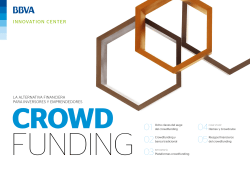 Crowdfunding, una alternativa financiera para emprendedores e inversores