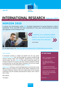 International Research Update - Issue 53 - February 2015