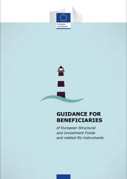 Guidance for Beneficiaries of European Structural and Investment Funds and related EU instruments
