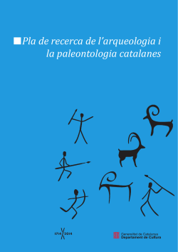 Pla de recerca de l'arqueologia i la paleontologia catalanes