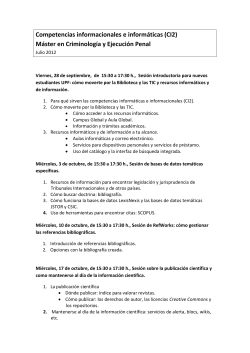 Curs gratu&iuml;t de compet&egrave;ncies informacionals i inform&agrave;tiques