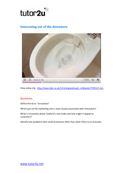 Download worksheet including video link