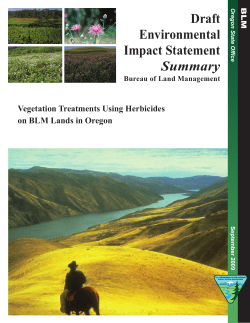 Draft EIS Summary