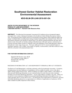 Environmental Assessment