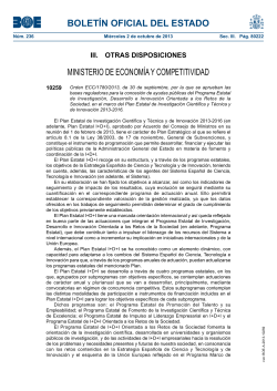 Programa Estatal de Investigaci n, Desarrollo e Innovaci n Orientada a los Retos de la Sociedad