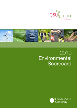 2010 Environmental Scorecard