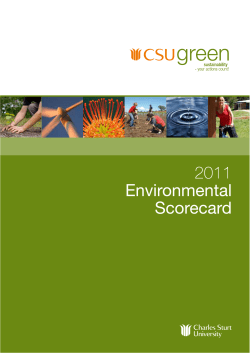 2011 Environmental Scorecard