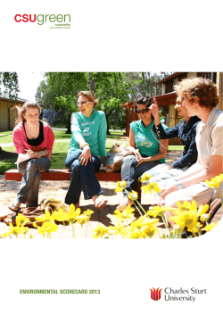 2013 Environmental Scorecard