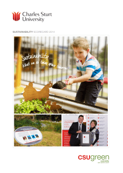 2014 Sustainability Scorecard