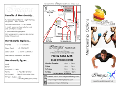 Membership Options After first month