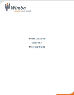 A Presenter s Guide