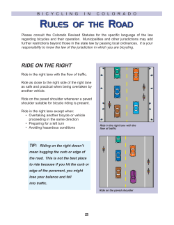 Rules of the Road