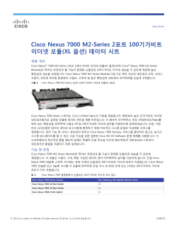 Cisco Nexus 7000 M2-Series 2��Ʈ 100�Ⱑ��Ʈ �̴��� ���(XL �ɼ�) ������ ��Ʈ