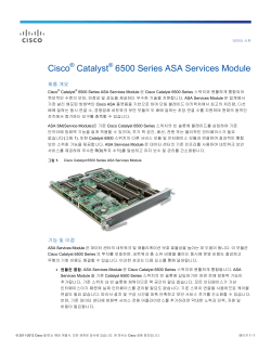 Cisco Catalyst 6500 Series ASA Services Module ������ ��Ʈ