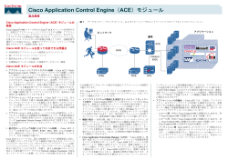 Cisco Application Control Engine�iACE�j���W���[��