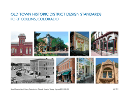 Old Town Design Standards