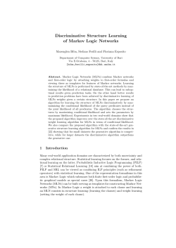 Discriminative Structure Learning of Markov Logic Networks