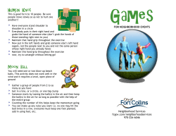 Neighborhood Games