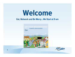 Presentation from April 25 event