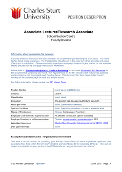 Academic Level A Template