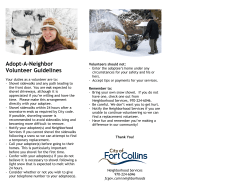 Download the Volunteer Guidelines