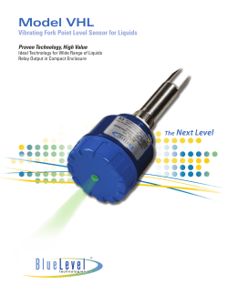 Model VHL Sales Flyer