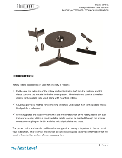 Model RH/RHX Accessories Technical Information