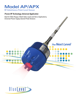 Model AP/APX Sales Flyer