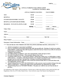 Annual parking pass application