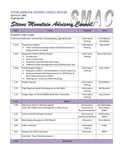 April 9-10, 2009 Draft Meeting Agenda