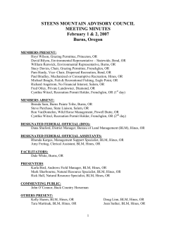 February 1-2, 2007 Final Meeting Minutes