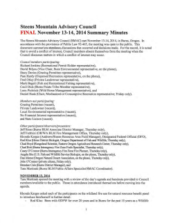 November 13-14, 2014 Final Meeting Minutes