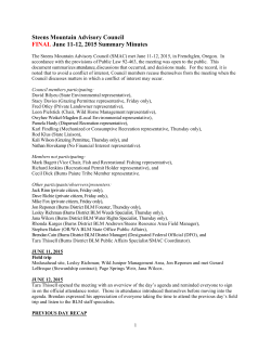 June 11-12, 2015 Final Meeting Minutes