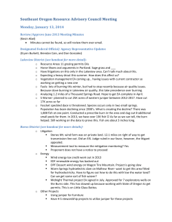 January 13-14, 2014 Final Meeting Minutes